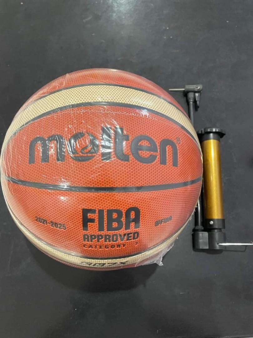 Molten basketball with free pump