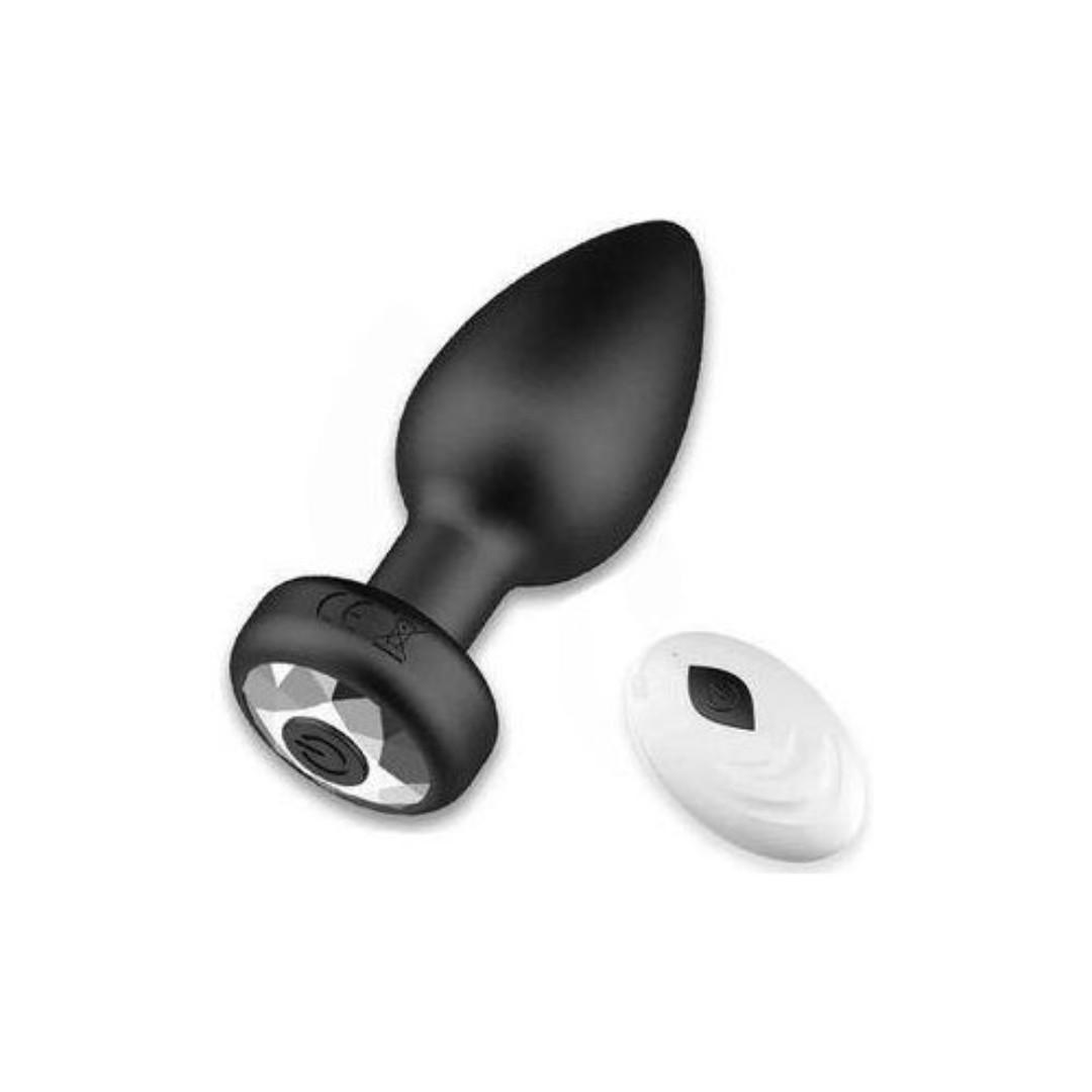 Smart Anal Plug APP Vibrator Wireless Remote Control Butt Plug Vibrating Male Prostate Massage Waterproof Rechargeable Silicone Adult Sex Toy for Men Women Couples