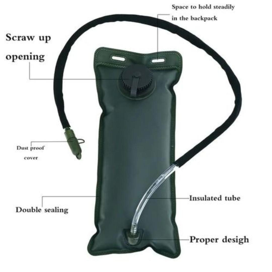Hydration water bladder reservoir