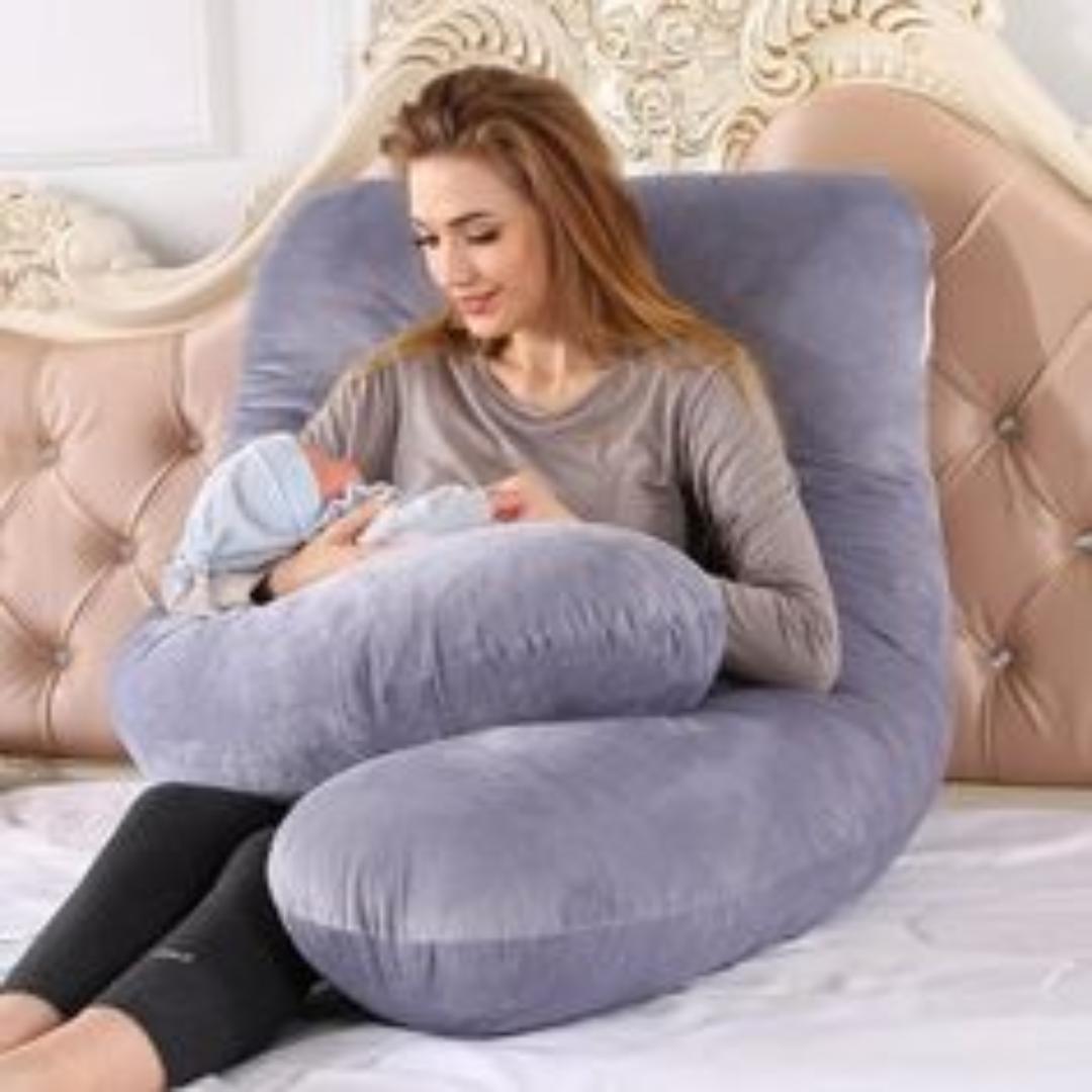 Velvet pregnancy pillow