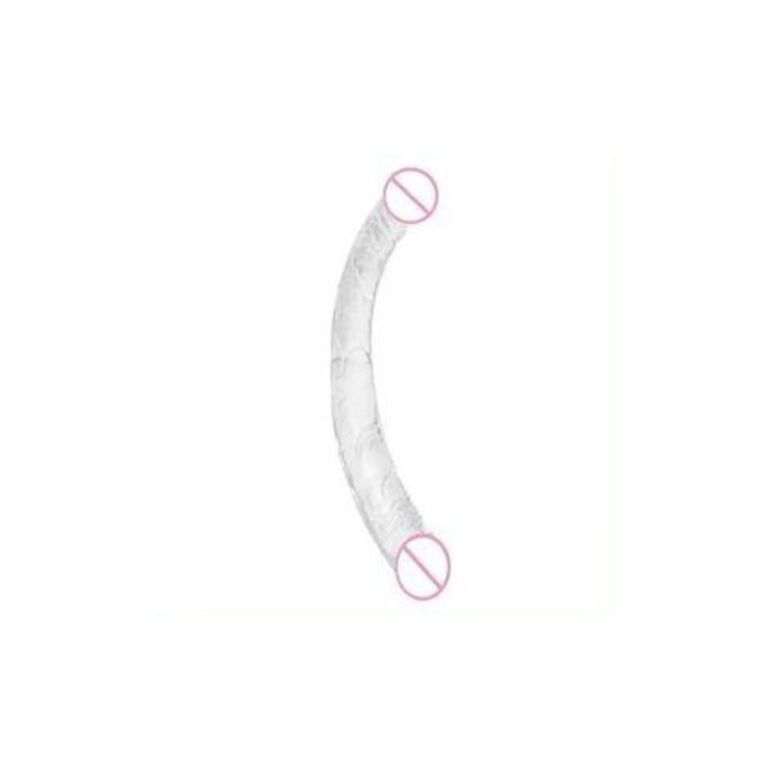 18 Inches Double Sided Long Dildo Crystal Jellies Realistic Extra Plus Dong Dual Penetration Anal Plug Adult Sex Toy for Lesbian Women Couple

 Variation