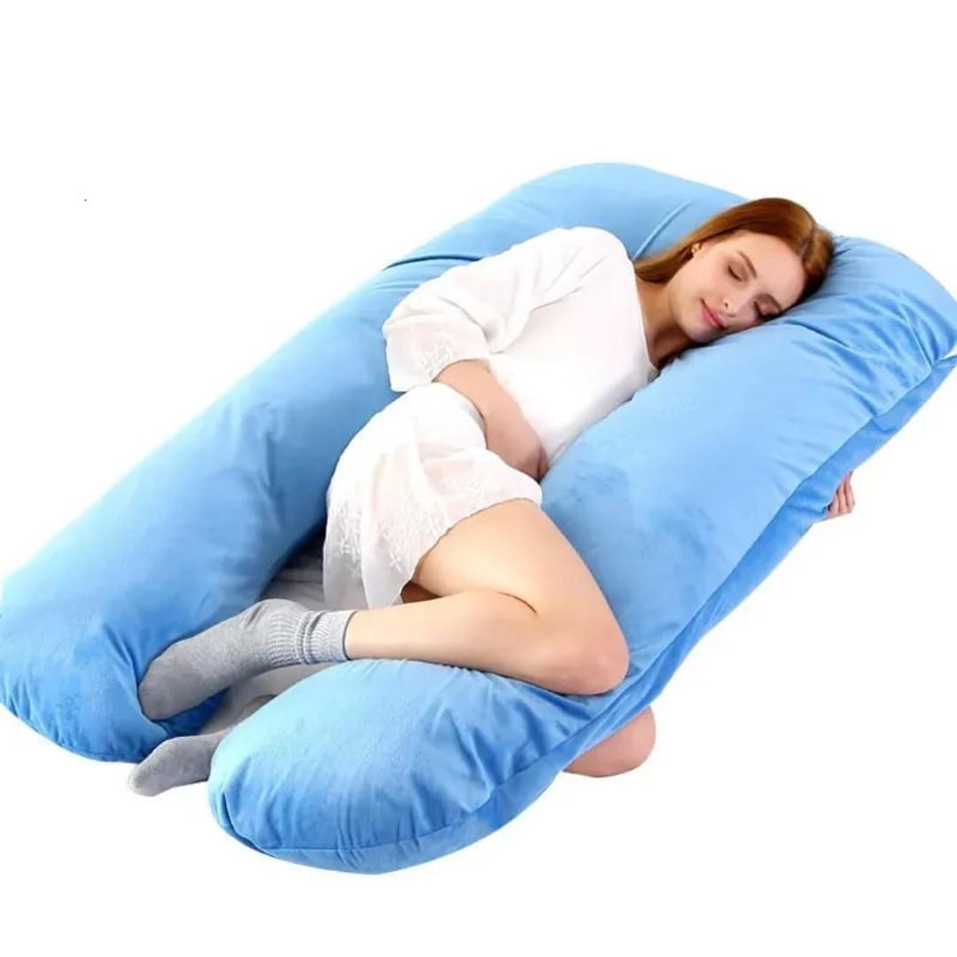 Velvet U shape pregnancy pillow