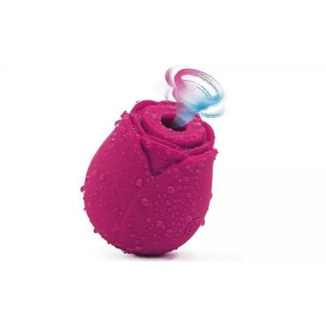 Women Rose Clitoris Sucking Vibrator Nipples Sucker Oral Stimulator Adult Compact Foreplay Sex Toy - image 2