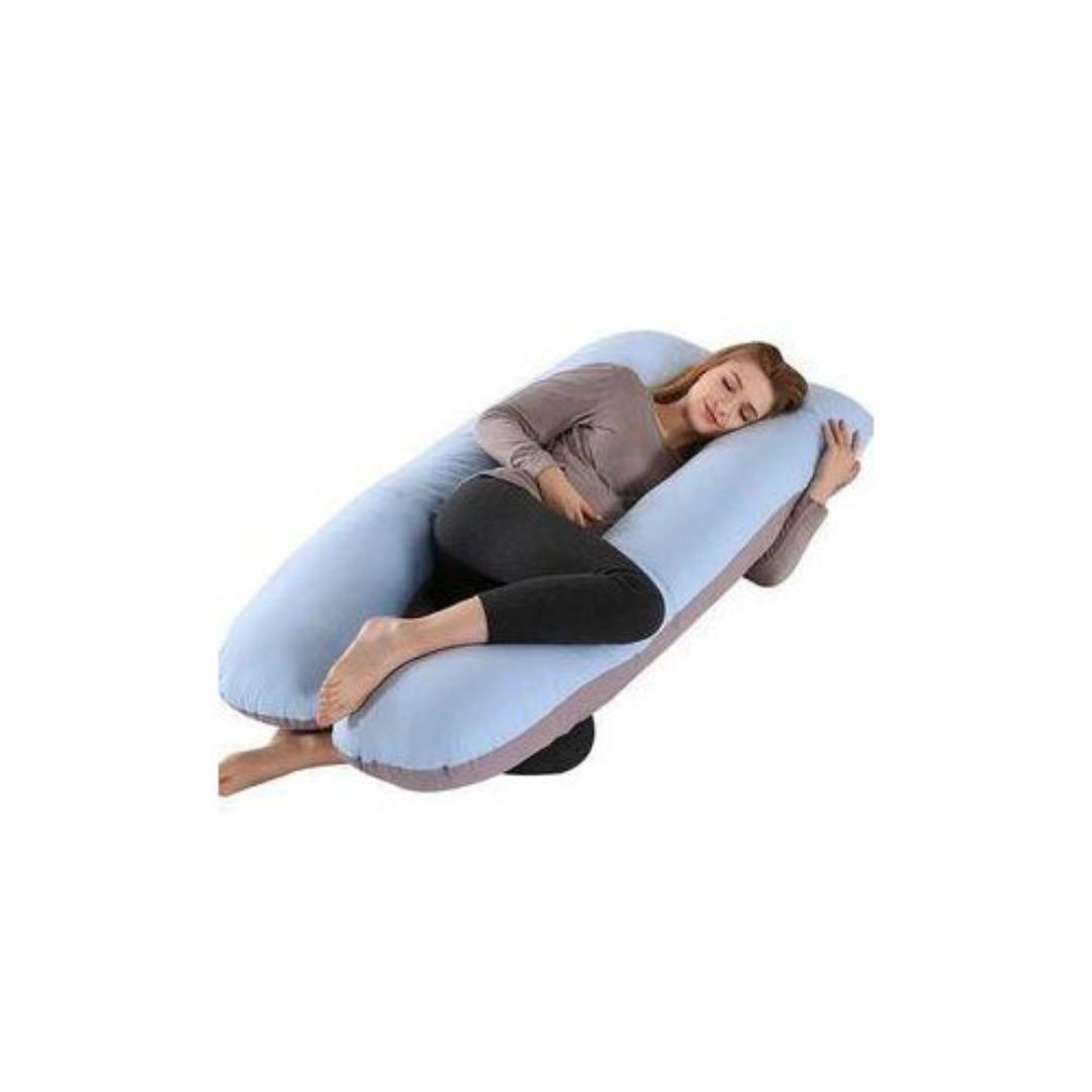 Velvet imported u shape pregnancy pillow