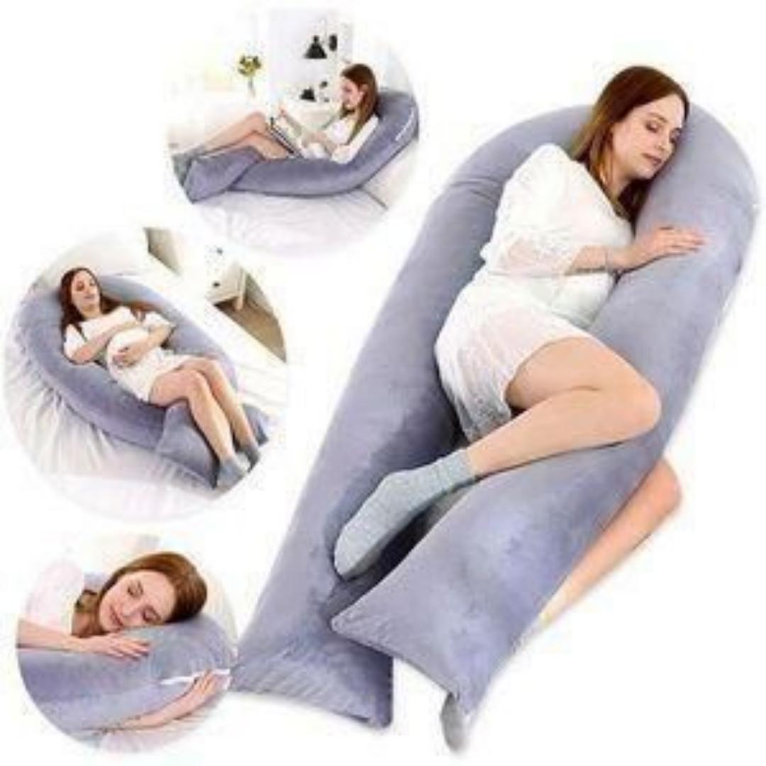 Imported Velvet U Shape Pregnancy Pillow