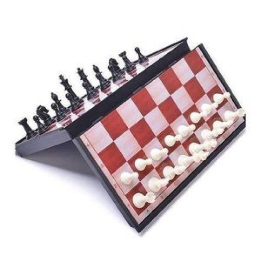 Chess Sets Travel Board Games: Magnetic Folding Chess Board with Instructions Teen Gifts Family Games Educational Toys for Kids and Adults