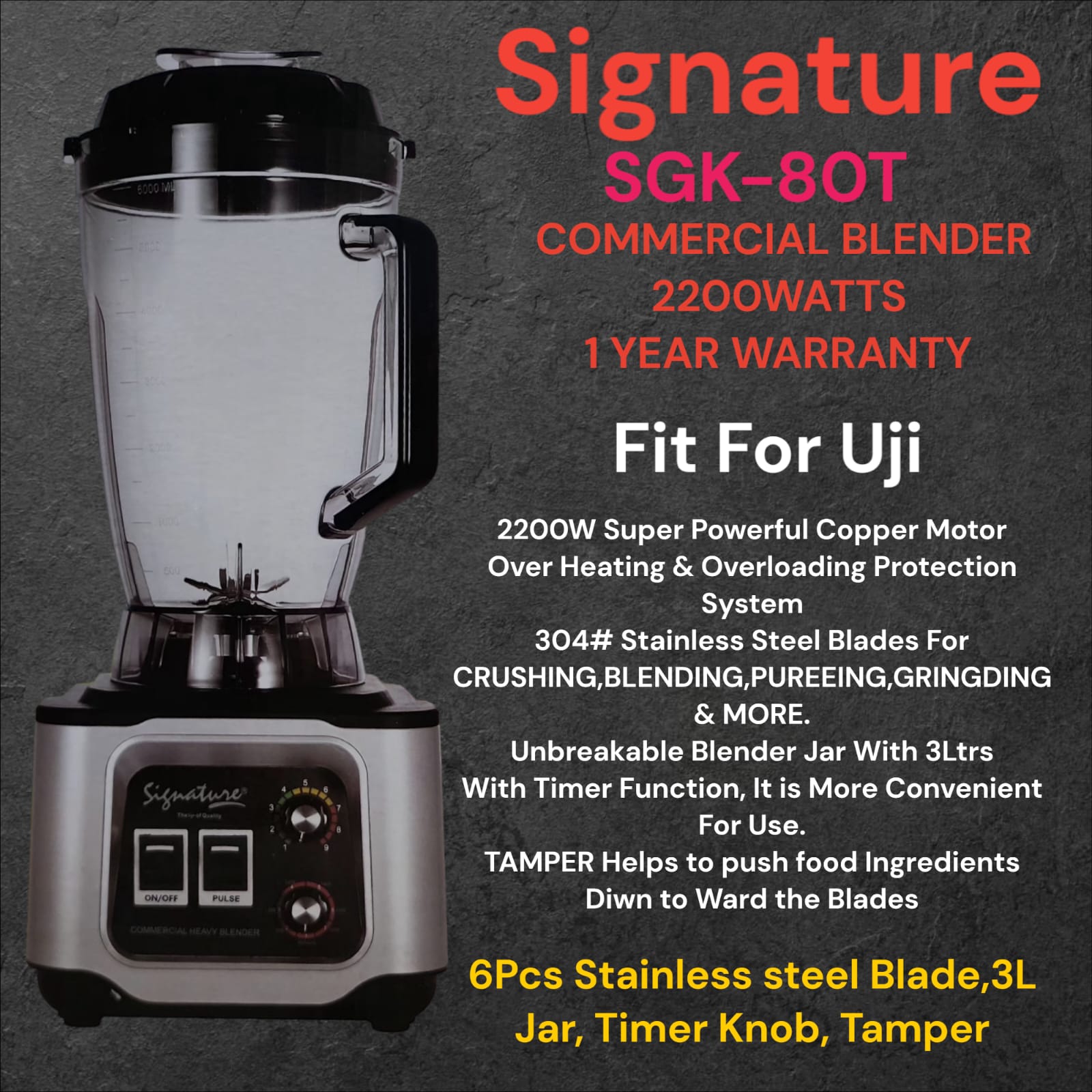 1 pc high quality kitchen Signature Commercial Blender