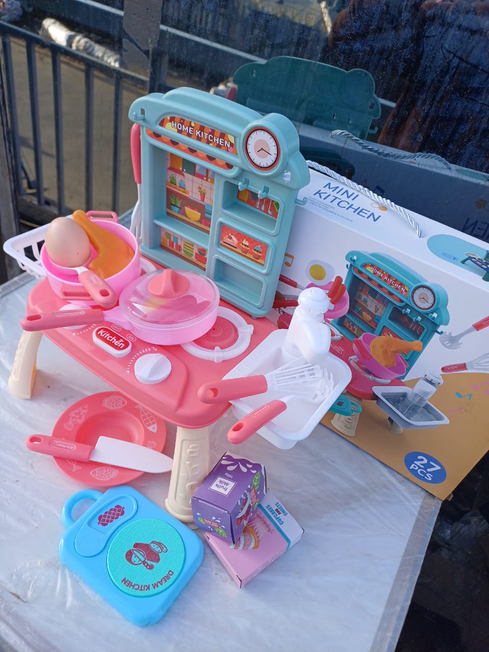 [🔥 KILIMALL AMAZING OFFERS🔥 🥑🌽ONLY AT KILIMALL !!! ] 27 Pcs Classy Brand New High Quality Stylish and Luxurious Kid's Kitchen Set  .Desiring To Serve The Best Experience 🔥👌