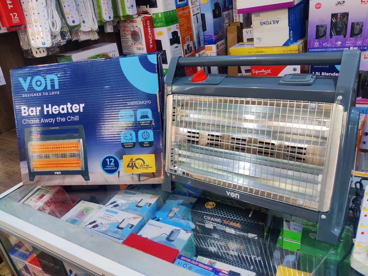 [🔥EMBRACE THE LATEST TREND 🤩🤩✨ !!! ] 1 Pc Classy Brand New Very High Quality Stylish and Luxurious Kitchen Von Quartz Heater 1600W at Affordable Price. Desiring To Serve the Best Experience✨👌