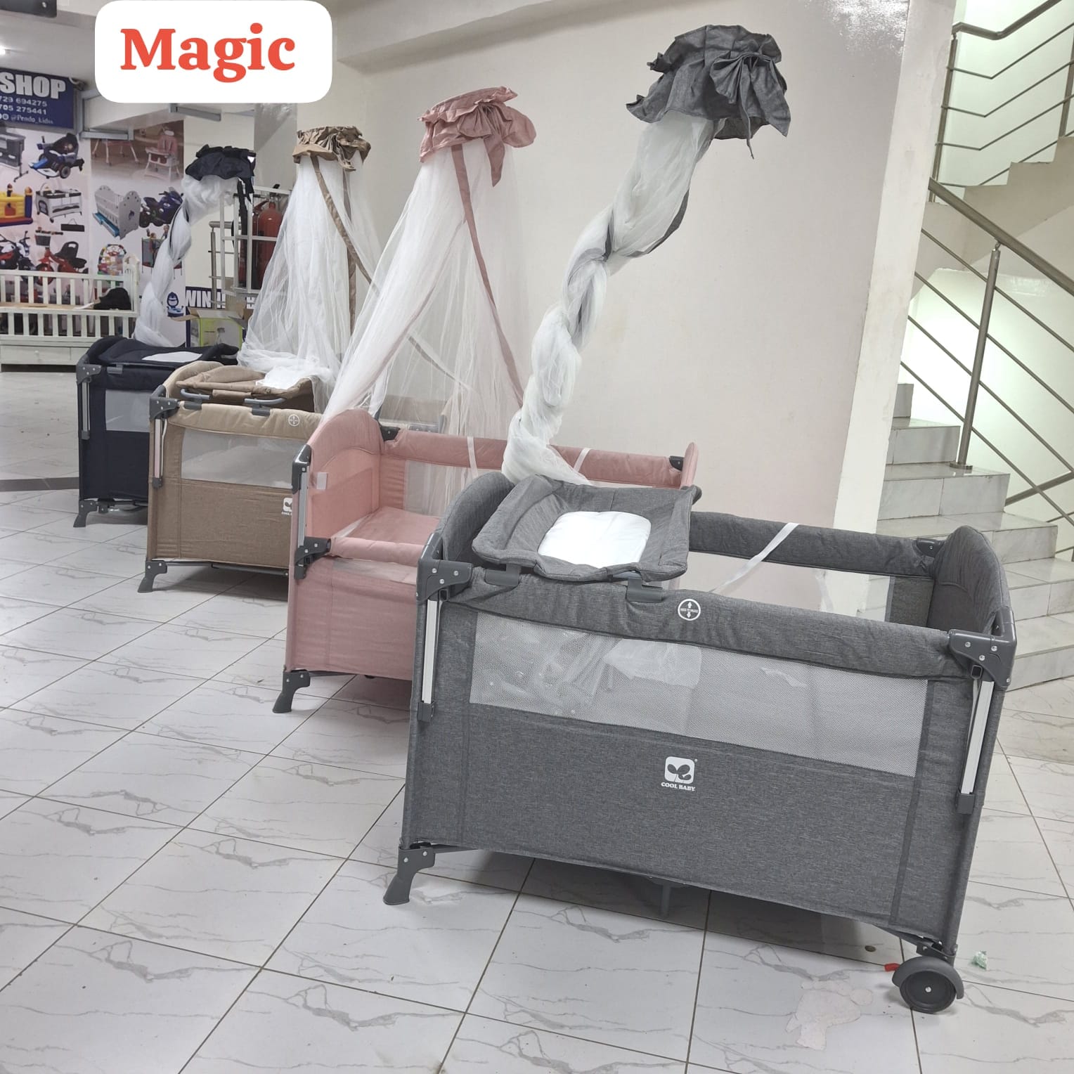 [🔥MAKES IT EASY AND SAVES COSTS 🤩🤩✨ !!! ] 1 Pc Classy Brand New Very High Quality Stylish and Luxurious Cool baby Co-sleeper baby cots at Affordable Price. Desiring To Serve the Best Experience✨👌