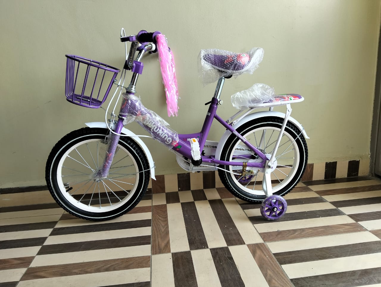 🎯 LIMITED OFFER 🎯 1Pc 16 Inch Kids Bicycle – Durable Steel Frame, Training Wheels, Stylish Design for Boys & Girls Age 5–10 Years