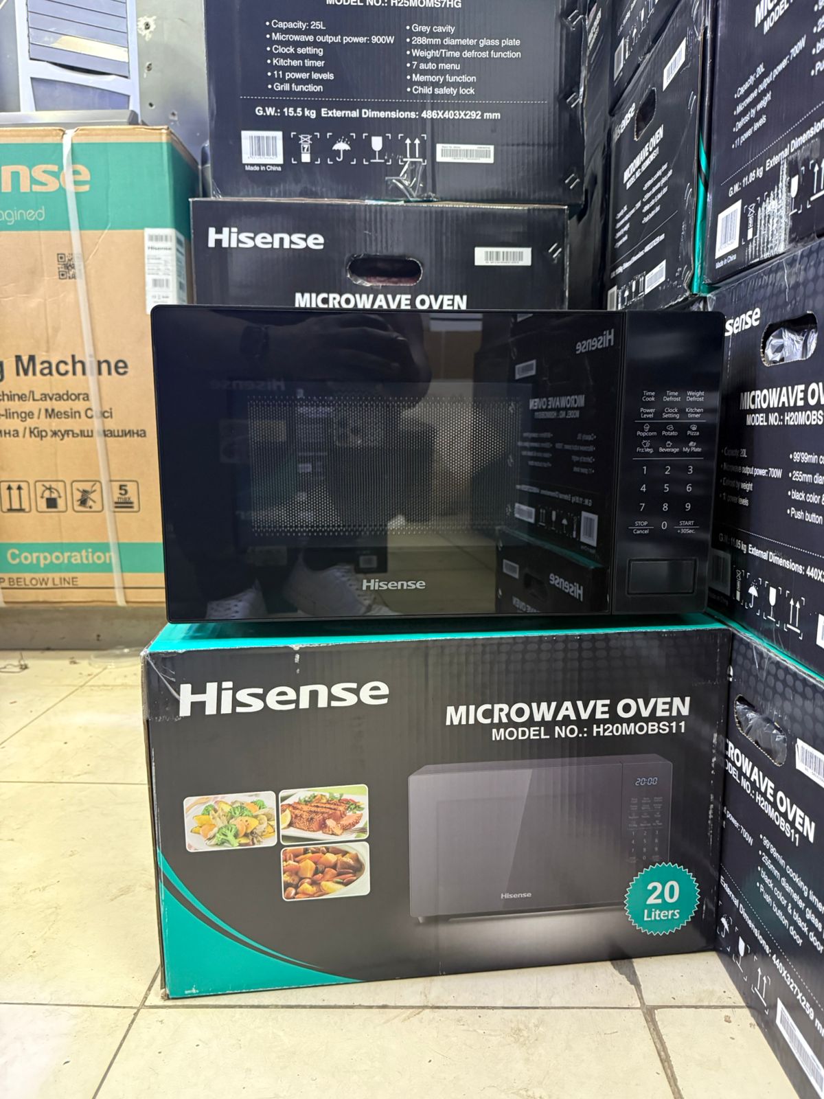 [🔥CLASSY NEW ARRIVALS JUST FOR YOU 🤩🤩✨ !!! ] 1 Pc Classy Brand New high Quality Stylish and Elegant Kitchen Microwave hisense at Affordable Price.Desiring To Serve The Best Experience