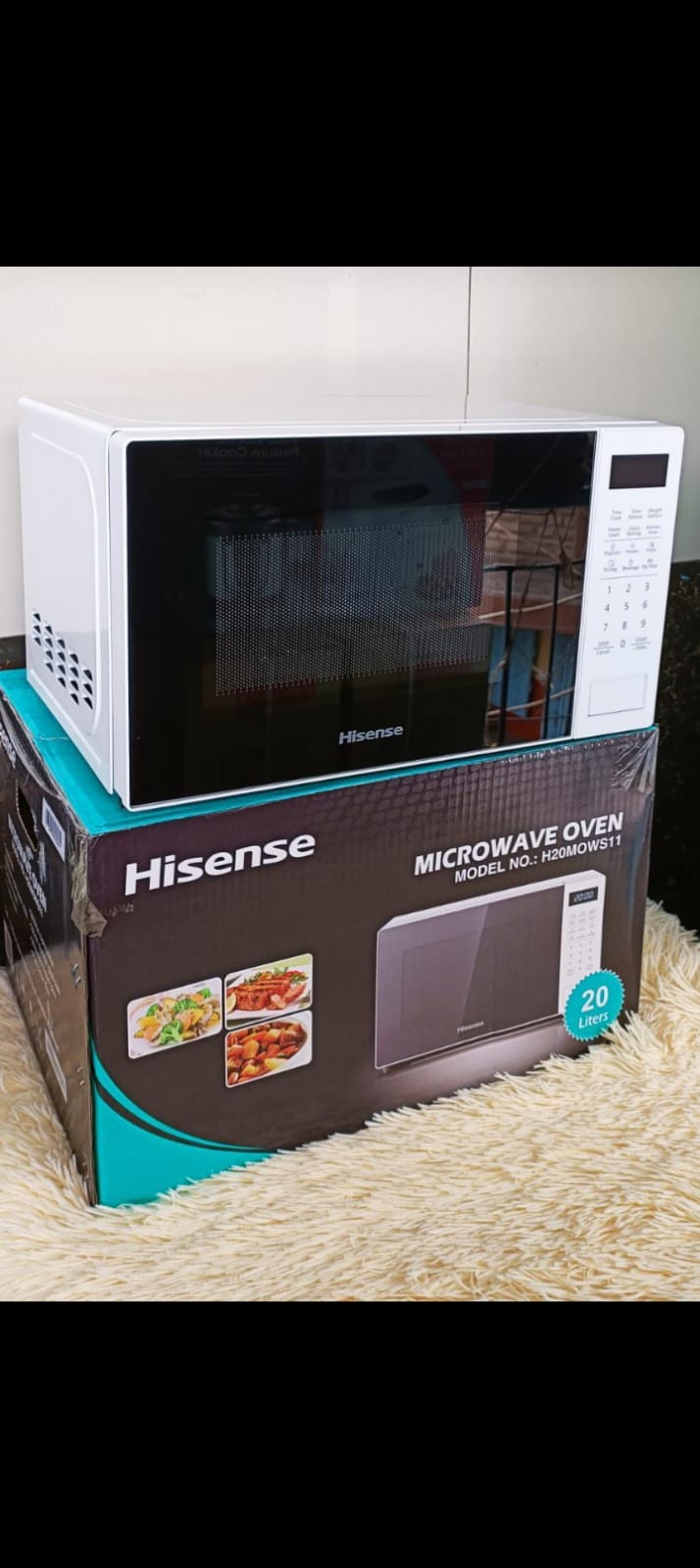 [🔥CLASSY NEW ARRIVALS JUST FOR YOU 🤩🤩✨ !!! ] 1 Pc Classy Brand New high Quality Stylish and Elegant Kitchen Microwave hisense at Affordable Price.Desiring To Serve The Best Experience