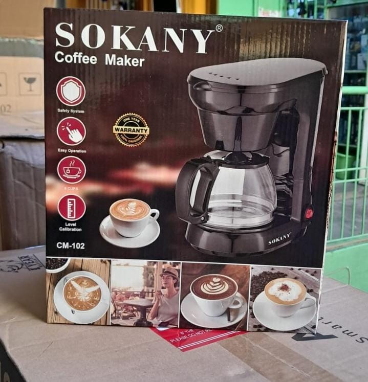 Brew like a barista! ☕ This 1-pc Sokany coffee maker is back — fast, smooth, and easy to use. Perfect for bold mornings or chill evenings. Don't miss out again! 🔁🔥