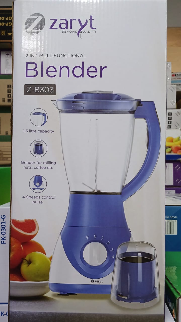 2in 1🥤 Stainless Steel Electric Blender with Grinder | Durable & Powerful – Electromate ✨ High-quality stainless steel blender with powerful motor & grinder – perfect for smoothies, juices & dry food