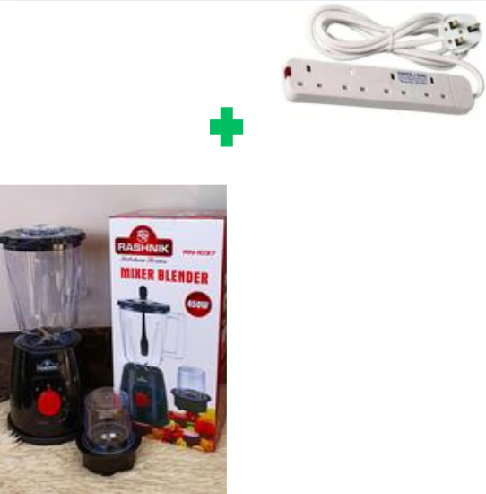 🎊 LIMITED TIME PROMO – While Stocks Last! 2 IN 1 pc 😍😍 Classy Very High Quality Stylish and Luxurious  Rashnik blenders Comes a With Free Extension.