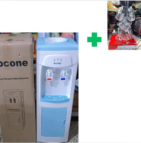 [ KILIMALL AMAZING OFFERS🤩🤩✨] 1 Pc Very High Quality Stylish and Luxurious Kitchen Ipcone  Bottom Load Electric water dispenser hot & cold Affordable Price. Comes with a Free Set blinkmax glasses