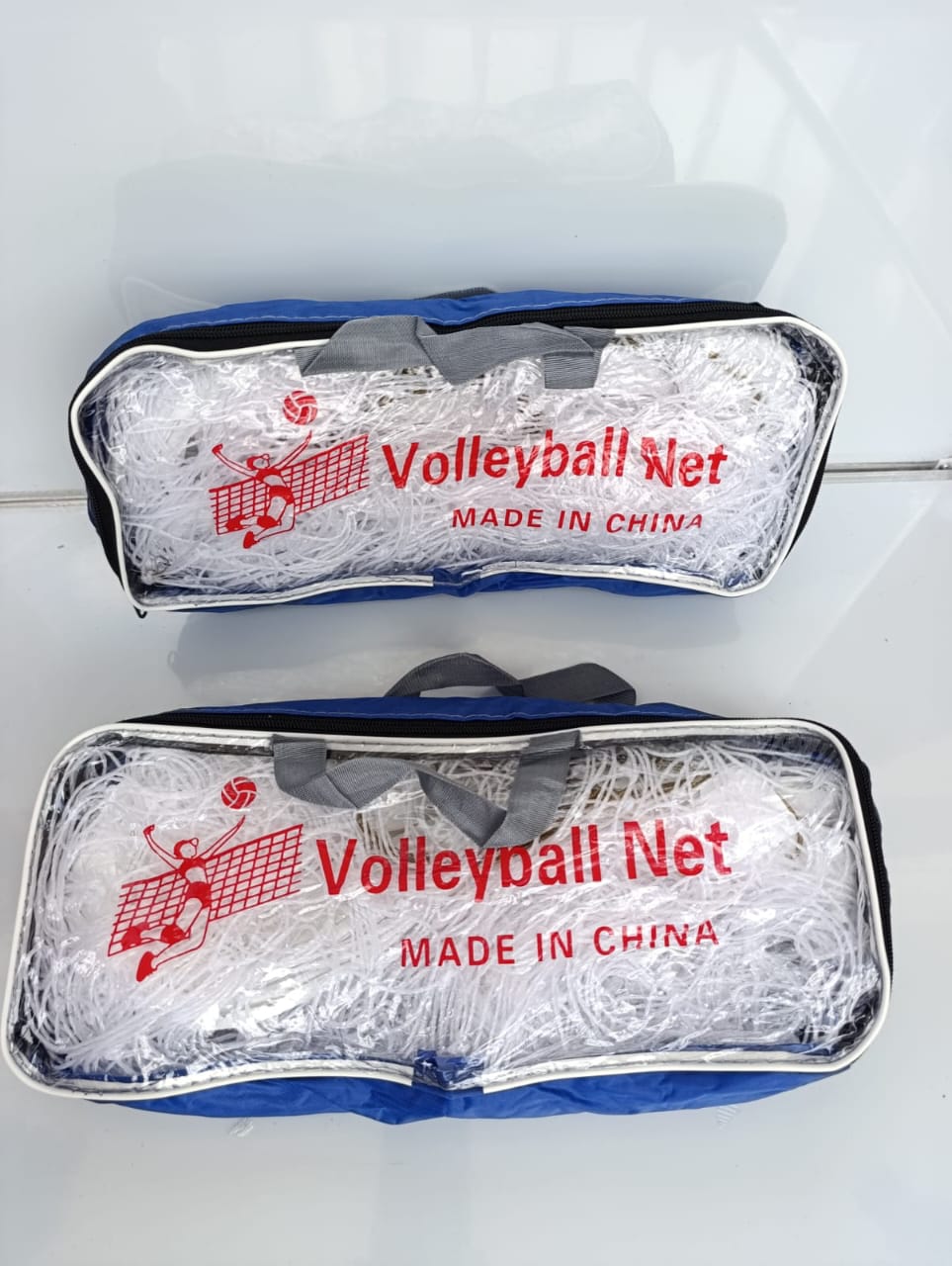 🟡 REGULAR OFFER 🟡 1pc Large Volleyball Net – Durable, Easy Setup, Indoor & Outdoor Sports Net – White, Training & Recreational Use