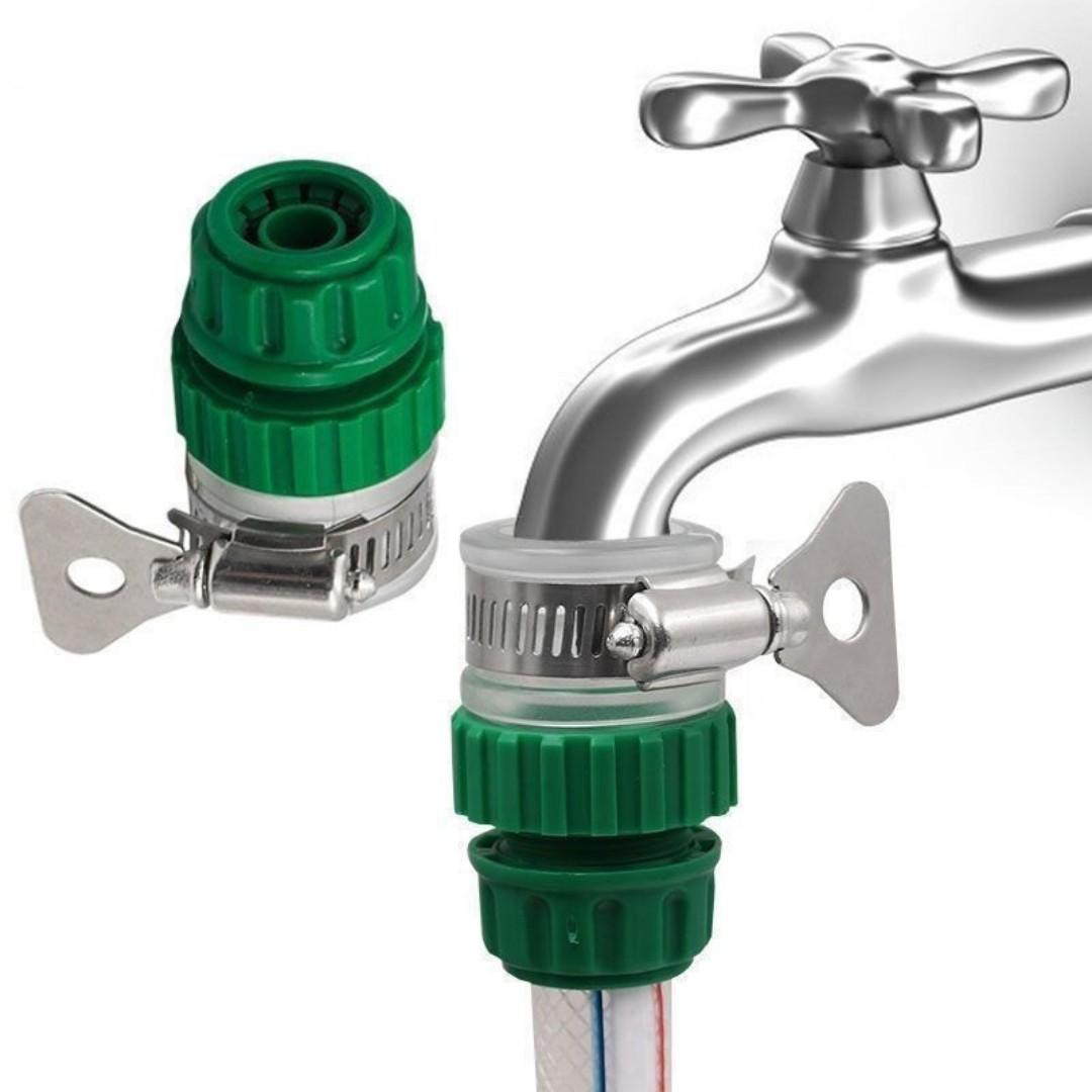 Car wash water gun household washing machine faucet buckle joint watering flowers 4 points hose pipe quick connector
