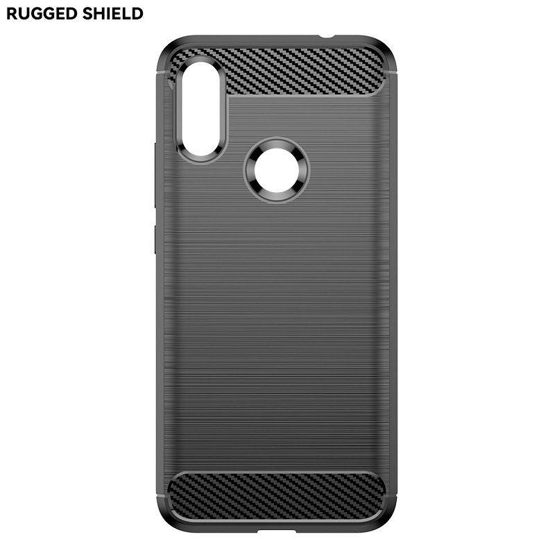 For Red Rice 7/7A Mobile Phone Case Red Rice 7A Brushed Carbon Fiber Anti-fall Protective Case Silicone Soft Case