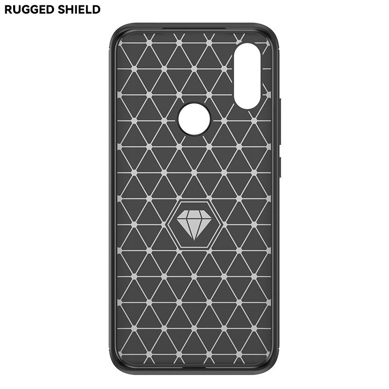 For Red Rice 7/7A Mobile Phone Case Red Rice 7A Brushed Carbon Fiber Anti-fall Protective Case Silicone Soft Case