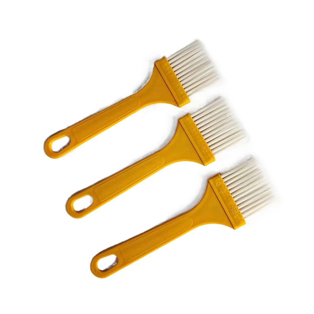 3PCS Premium BBQ & Baking Brush Set - Safe Food Grade, Durable, Portable for Grilling, Baking, Cooking, Outdoor Adventures - Perfect Kitchen & Camping Essential, Includes Basting & Barbecue Tools