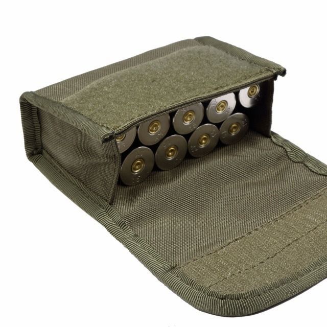 Hoyoo Outdoor Tactical 10 Holes Multifunctional 12g Storage Bag MOLLE Accessory Bag Tactical Accessories Bullet Waist Pack