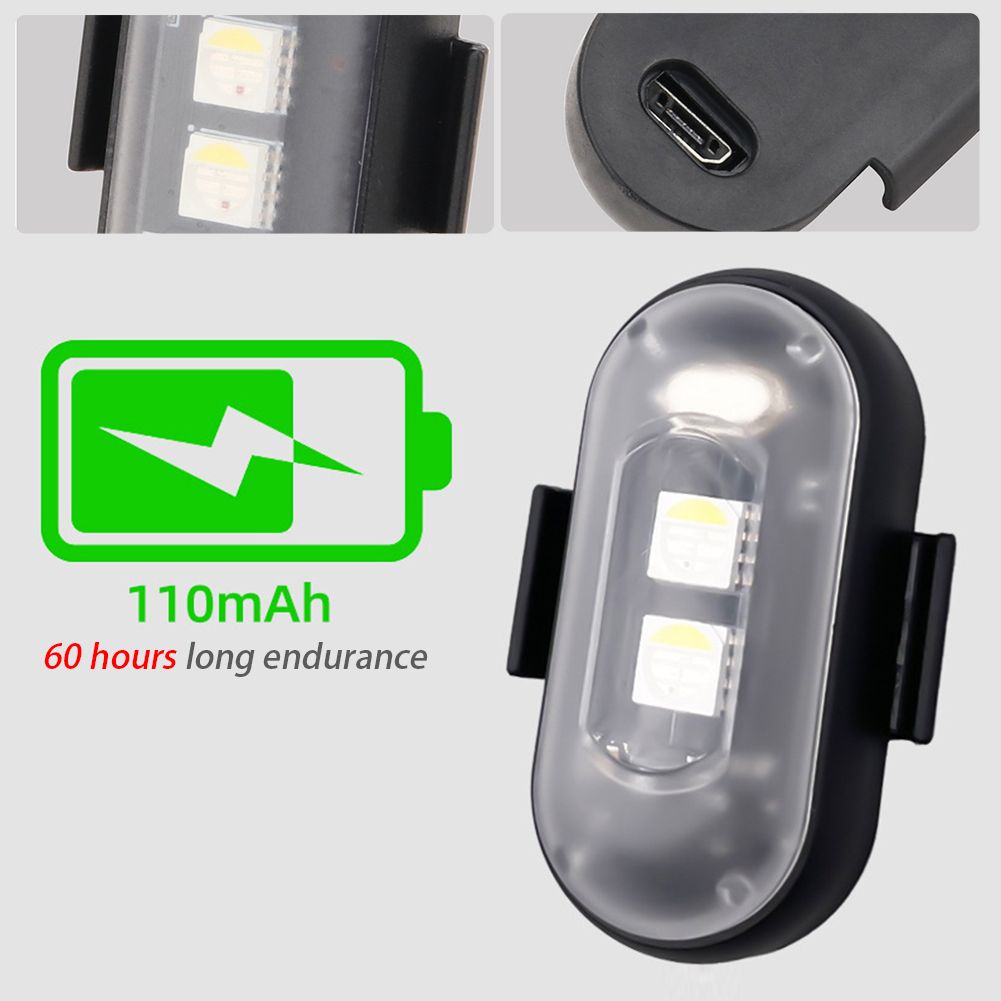 RGB Led Aircraft Strobe lights Motorcycle Lights LED Flash Position Wireless Light Aircraft Airplane Helicopter Warning Lights