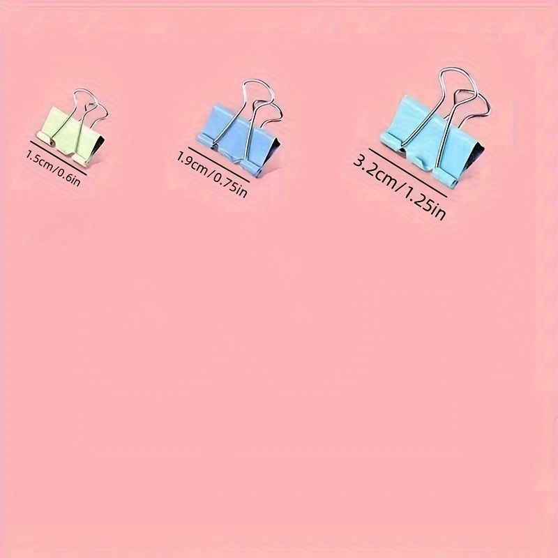 Random Color Binder Clip - Perfect For Office Supplies And Test Paper!