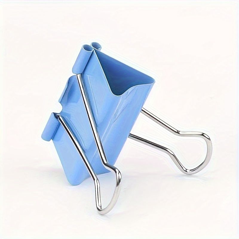 Random Color Binder Clip - Perfect For Office Supplies And Test Paper!