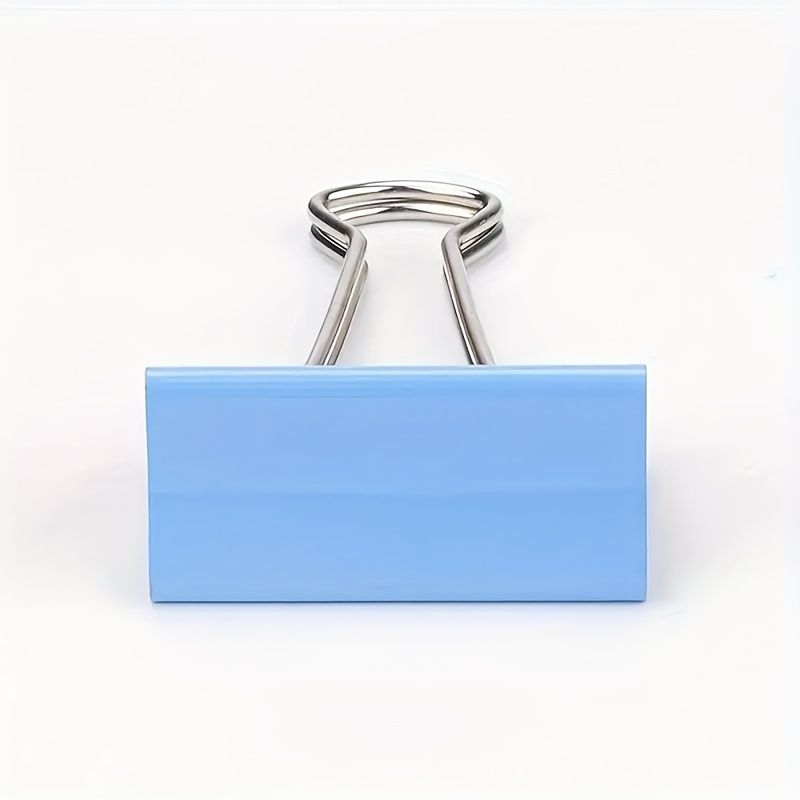 Random Color Binder Clip - Perfect For Office Supplies And Test Paper!