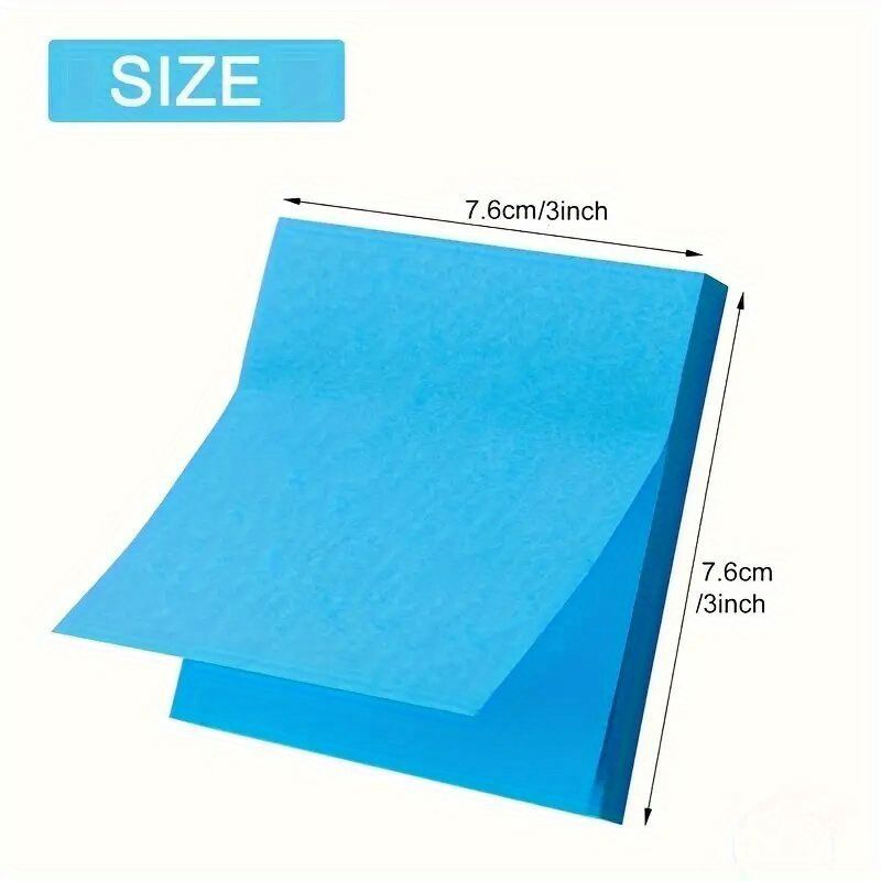 300Sheets  Vibrant Fluorescent Sticky Notes - Assorted Colors For Students & Office Use Cute Sticky Note Pads Colored Notebook Paper, Sticker Notes For Home message, Reminder message