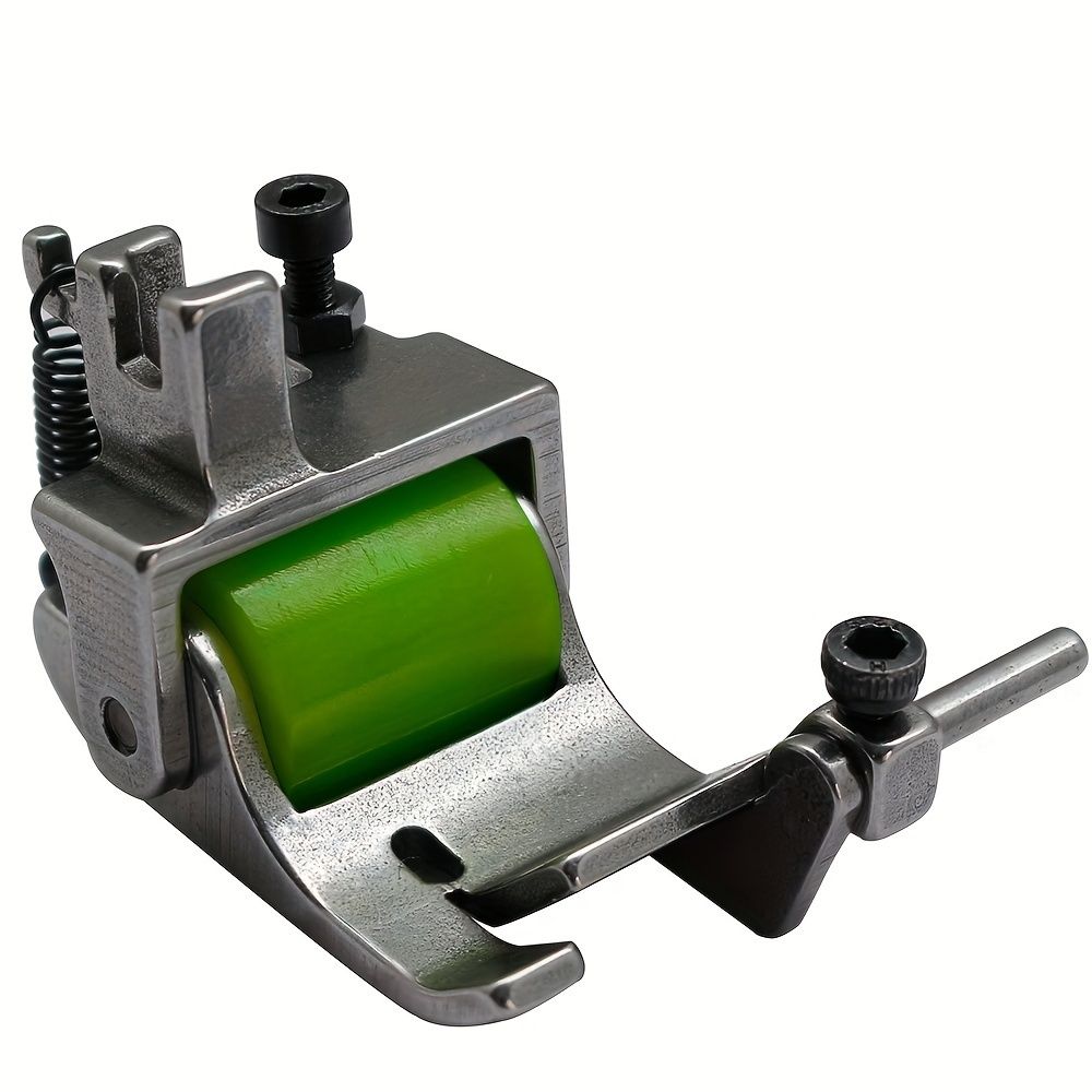 Adjustable Hemming Presser Foot with Edge Guide Roller - Anti-Wrinkle, Fit for Sewing Machines, Easy Installation