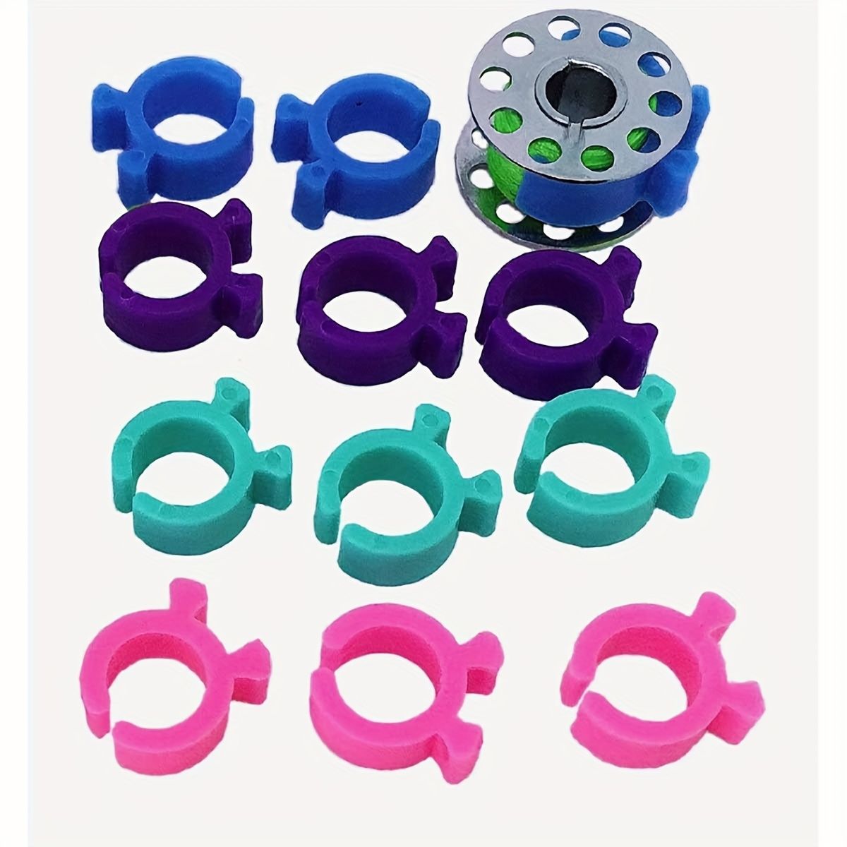 Spool Top Spool Clip Protector with Thread Locking Function for All Popular Spool Sizes