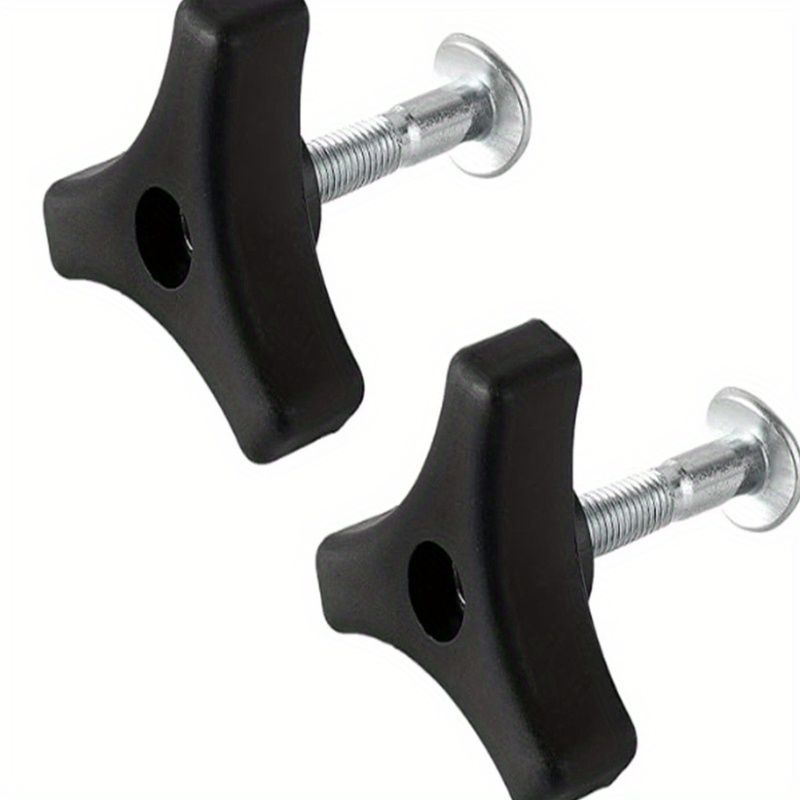 Triangle Handle Knob Set With Screw Bolt, Includes Screws And Nuts - Perfect For Outdoor Electric & Lawn Equipment