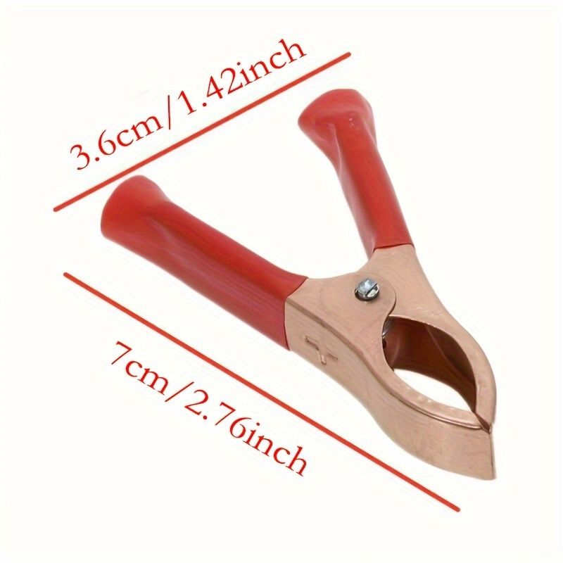 10pcs 30A Copper Plated Red Black Car Battery Clip Cables Clips Charger Clamp Tool