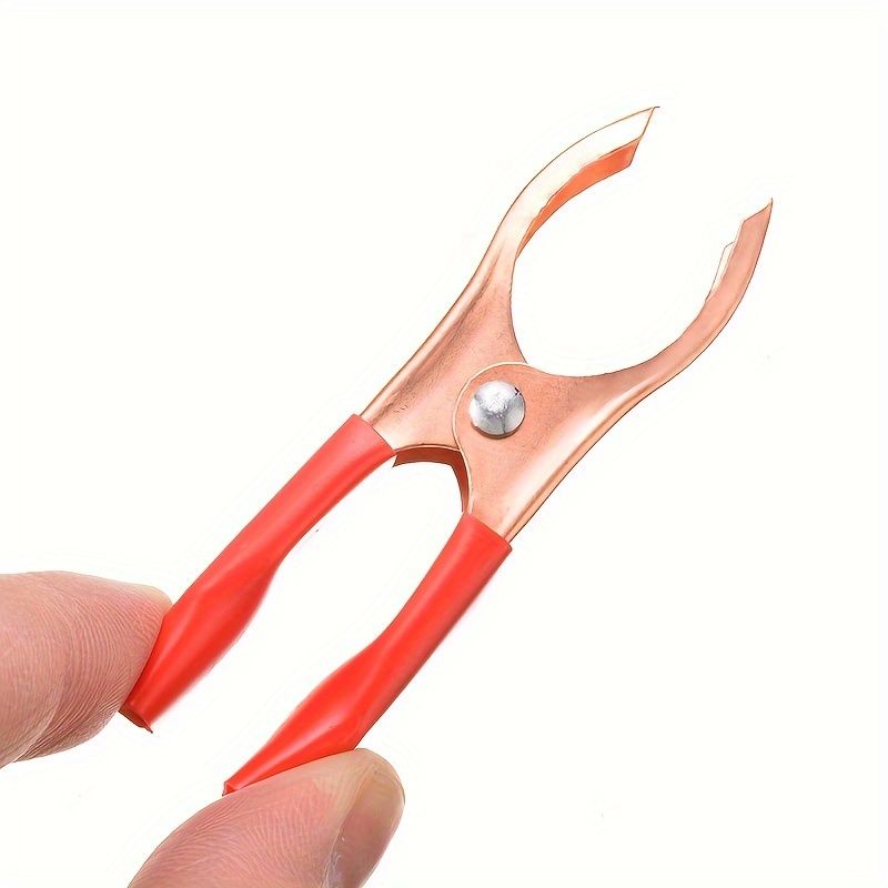 10pcs 30A Copper Plated Red Black Car Battery Clip Cables Clips Charger Clamp Tool