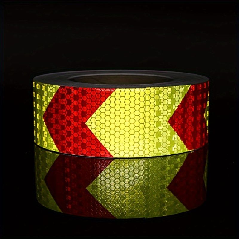 High-Visibility Reflective Safety Tape - Waterproof, Ideal for Vehicles, Trailers, Boats & Signs