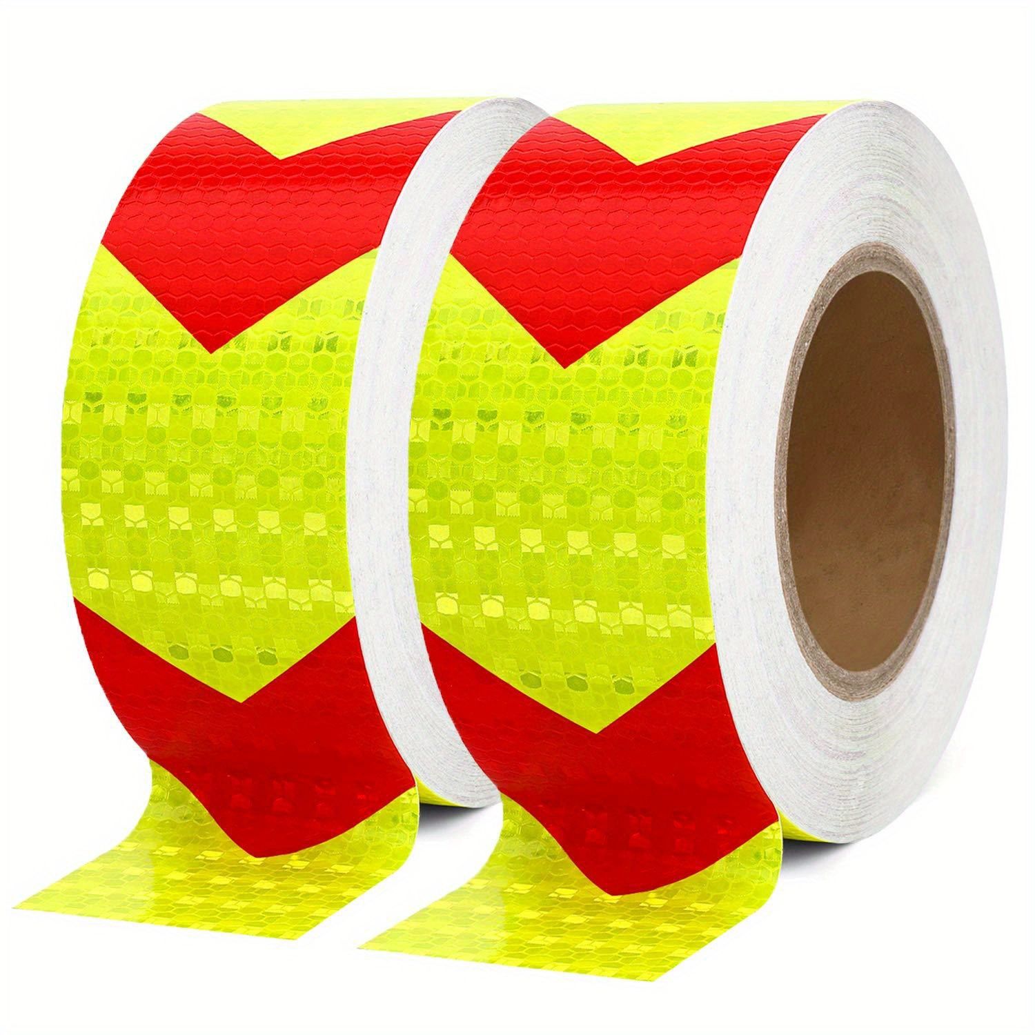 High-Visibility Reflective Safety Tape - Waterproof, Ideal for Vehicles, Trailers, Boats & Signs