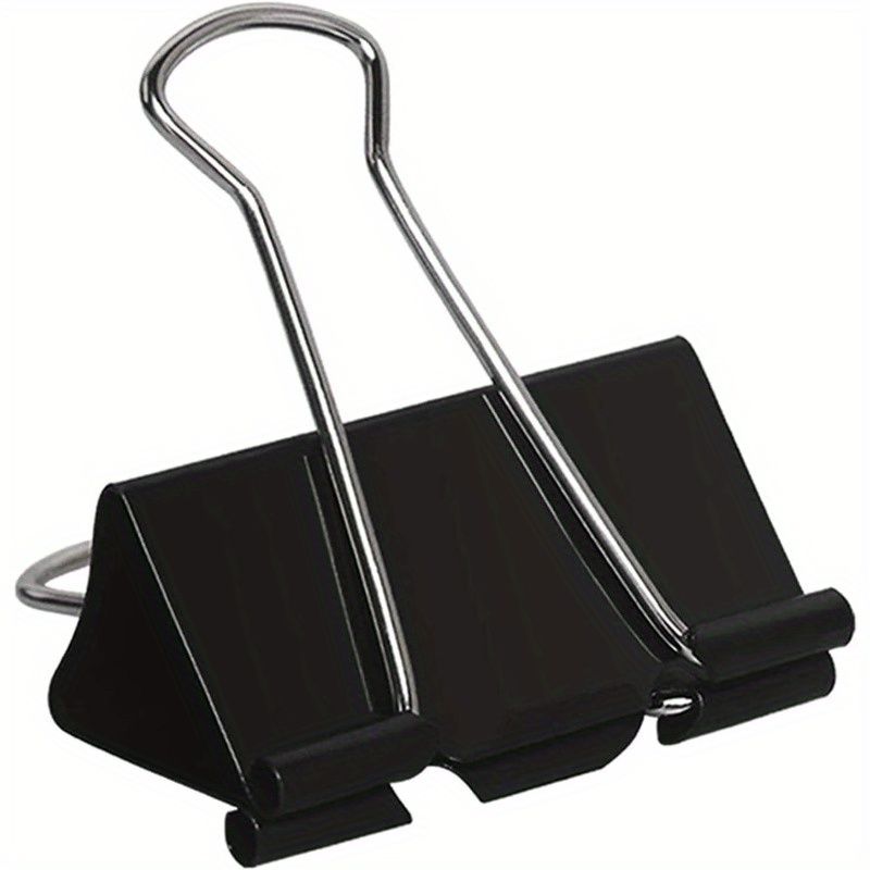 Black Extra Large 2 Inch Binder Clips, Big Paper Clamps for Office and Home Supplies, Suitable for Summarizing Pet Item Information
