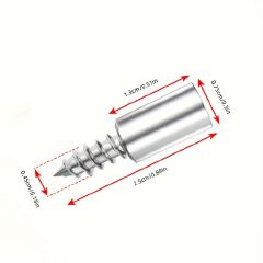 50/100PCS Shelf Support Pegs - Self-Tapping Screws for Kitchen, Cabinet, Bookcase, Closet Shelves - Sturdy, Adjustable, and Easy-to-Install Furniture Accessories
