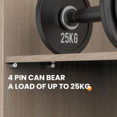 50/100PCS Shelf Support Pegs - Self-Tapping Screws for Kitchen, Cabinet, Bookcase, Closet Shelves - Sturdy, Adjustable, and Easy-to-Install Furniture Accessories