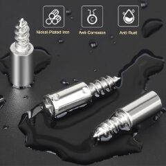 50/100PCS Shelf Support Pegs - Self-Tapping Screws for Kitchen, Cabinet, Bookcase, Closet Shelves - Sturdy, Adjustable, and Easy-to-Install Furniture Accessories