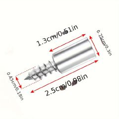 50/100PCS Shelf Support Pegs - Self-Tapping Screws for Kitchen, Cabinet, Bookcase, Closet Shelves - Sturdy, Adjustable, and Easy-to-Install Furniture Accessories