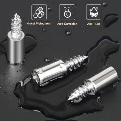 50/100PCS Shelf Support Pegs - Self-Tapping Screws for Kitchen, Cabinet, Bookcase, Closet Shelves - Sturdy, Adjustable, and Easy-to-Install Furniture Accessories
