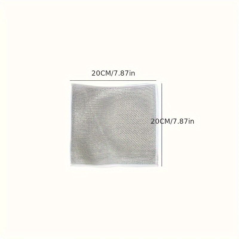 10PCS Multipurpose Stainless Steel Scrubbers, Reusable & Washable Metal Scouring Pads, Safe for Food Contact, Ideal for Home Kitchen, Bathroom & Restaurant Cleaning Supplies