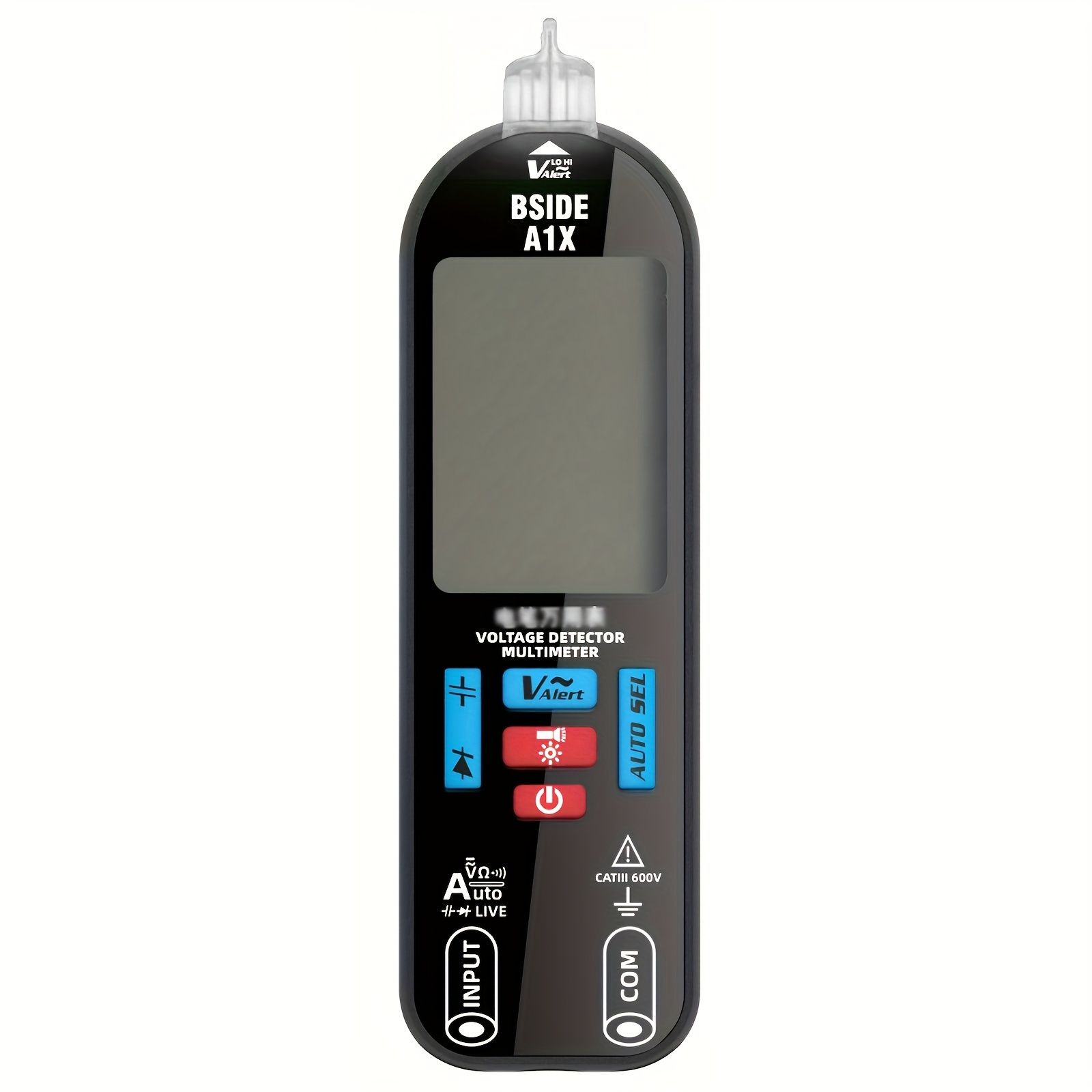 A1X Fully Automatic Anti-Burn Intelligent Digital Multimeter, Rechargeable Electrical Voltmeter Ohm Meter Tester, Smart Non Contact Fast Accurately Measures DC AC Diode Voltage, Current, Resistance, C