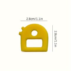 16pcs Assorted Varieties Colorful Key Ring With Labels, 2.8cm/1.1in Stretchy Key Identifiers, One Size Fits Most Keys, Includes Blank And Pre-Printed Tags, Home Office Organization Accessory For Men