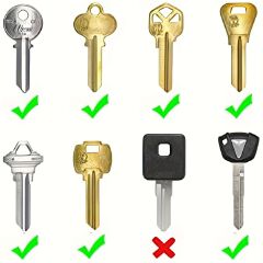 16pcs Assorted Varieties Colorful Key Ring With Labels, 2.8cm/1.1in Stretchy Key Identifiers, One Size Fits Most Keys, Includes Blank And Pre-Printed Tags, Home Office Organization Accessory For Men