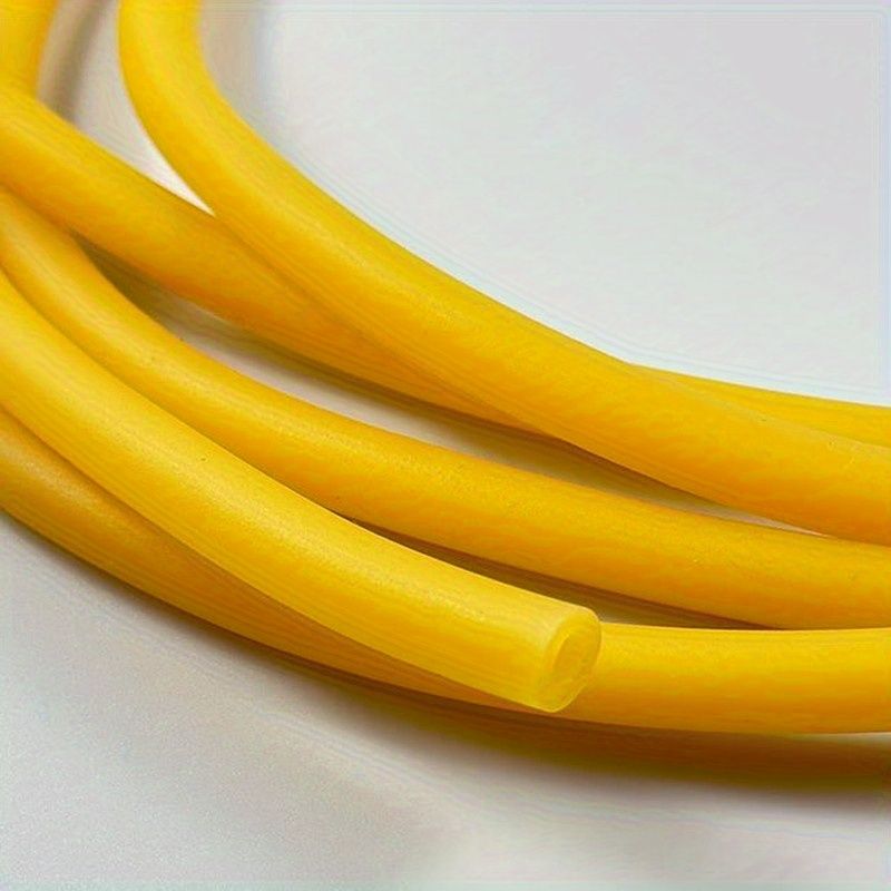 High-Quality Natural Latex Slingshot Band  Thickened Elastic Tubular Rubber, Perfect for Hunting & Fishing, Customizable Length